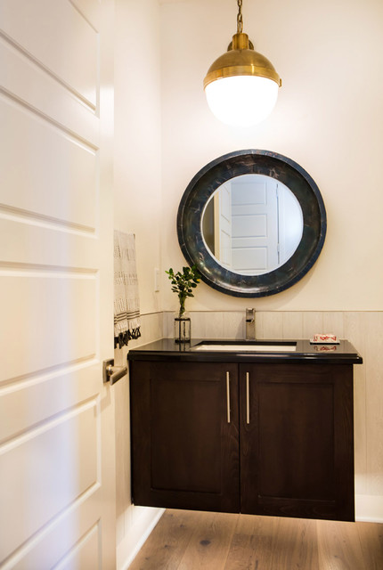 Powder Room landhausstil-gaestetoilette