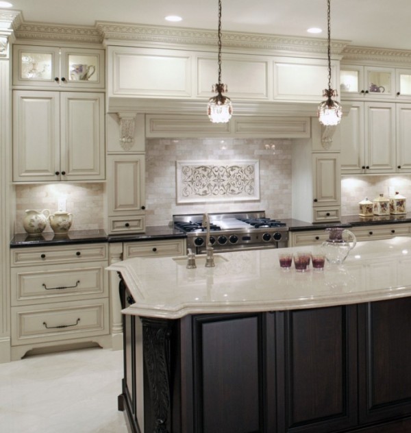 Kitchen - rustic kitchen idea in Orange County