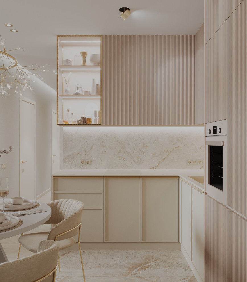 Интерьер 4-ёх комнатной квартиры_ "VANILLA LATTE"