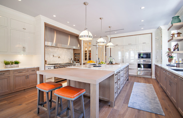 Palm Beach Transitional classique-chic-cuisine