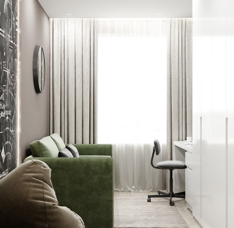 Трёхкомнатная квартира для семьи из 5 человек. 75 кв.м.