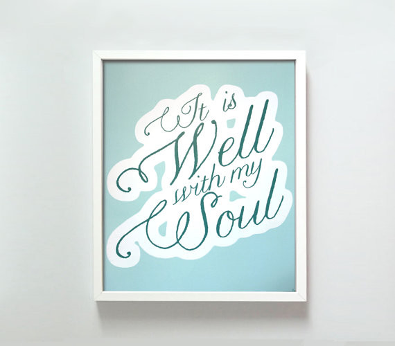It Is Well Print by Gus & Lula