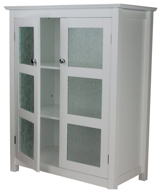 Double Doors Free Standing Bathroom Storage Cabinet Transitional Bathroom Cabinets By Amt Home Decor