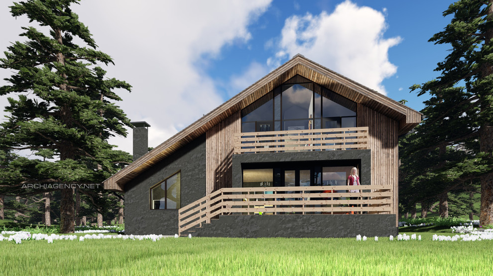 Коттедж в стиле "Шале"