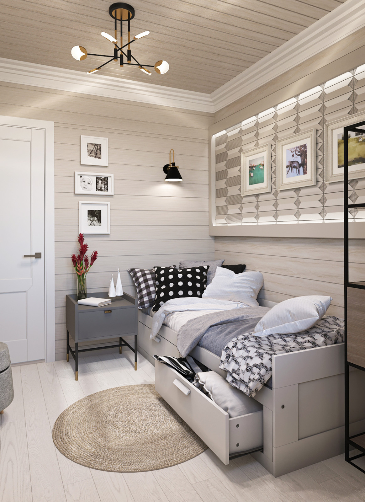 Спальня в загородном доме