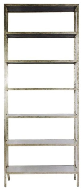 Hickory White Tower Book Case with Glass Shelves - $2,398 Est. Retail - $599 on