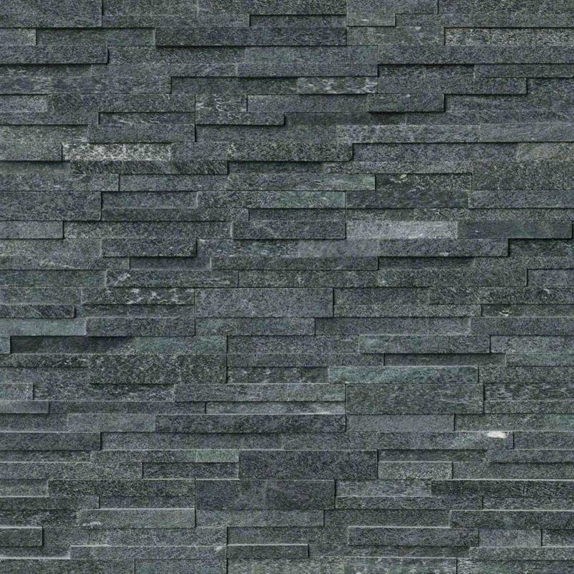 Coal Canyon Panel 3D Honed 6X24, Quartzite, Ledgers