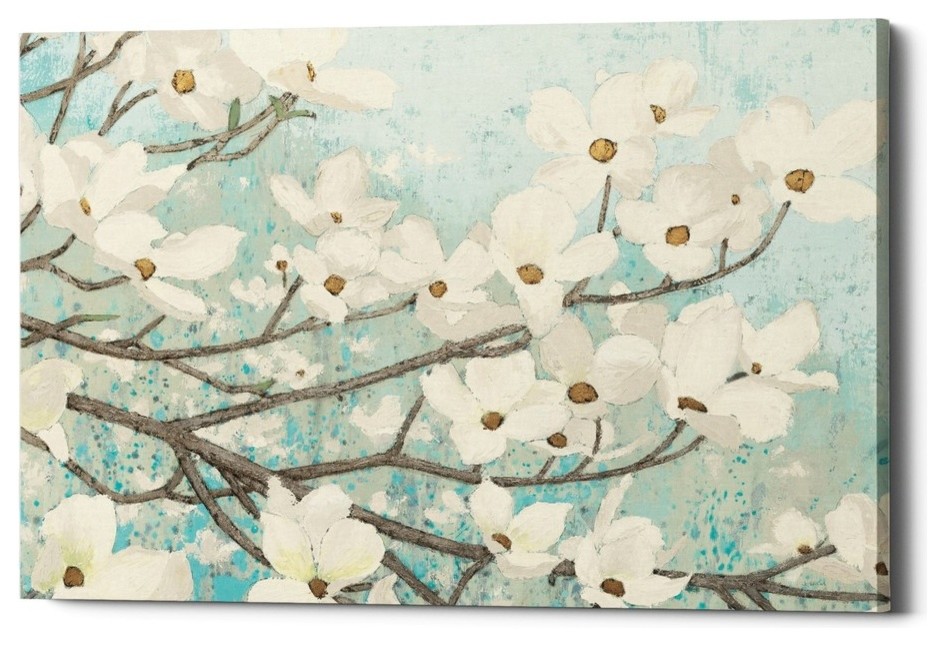 Epic Graffiti "Dogwood Blossoms" Giclee Canvas Wall Art, 26"x18