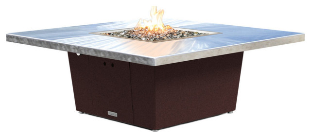 Square Fire Pit Table Large 56x56, Cooke Fire Pit Tables
