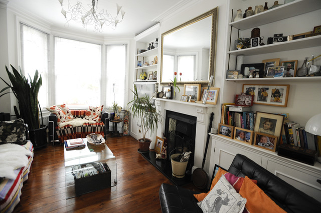 Eclectic Living London Family house in Wimbledon eclectic-living-room