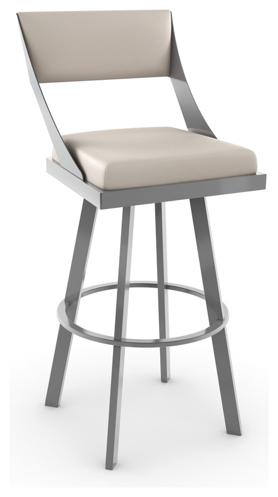 Amisco Fame Swivel Barstool, 41468, 30", Counter Height