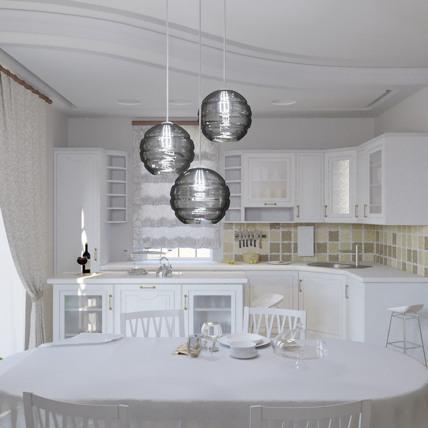 Кухня в стиле неоклассика