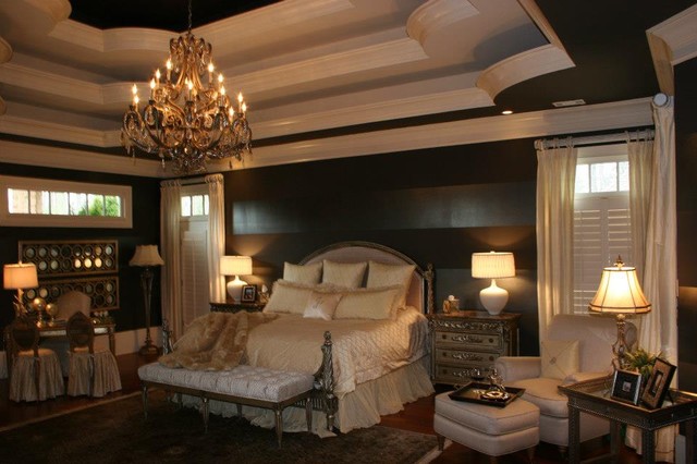 Client Pergola Luxury Master Suite Traditional Bedroom