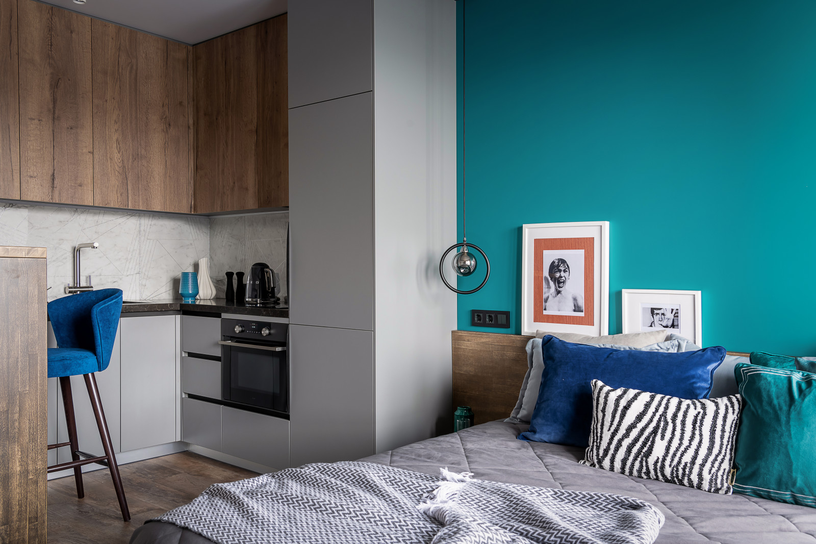 Реализованный дизайн проект квартиры ЖК "Академический"