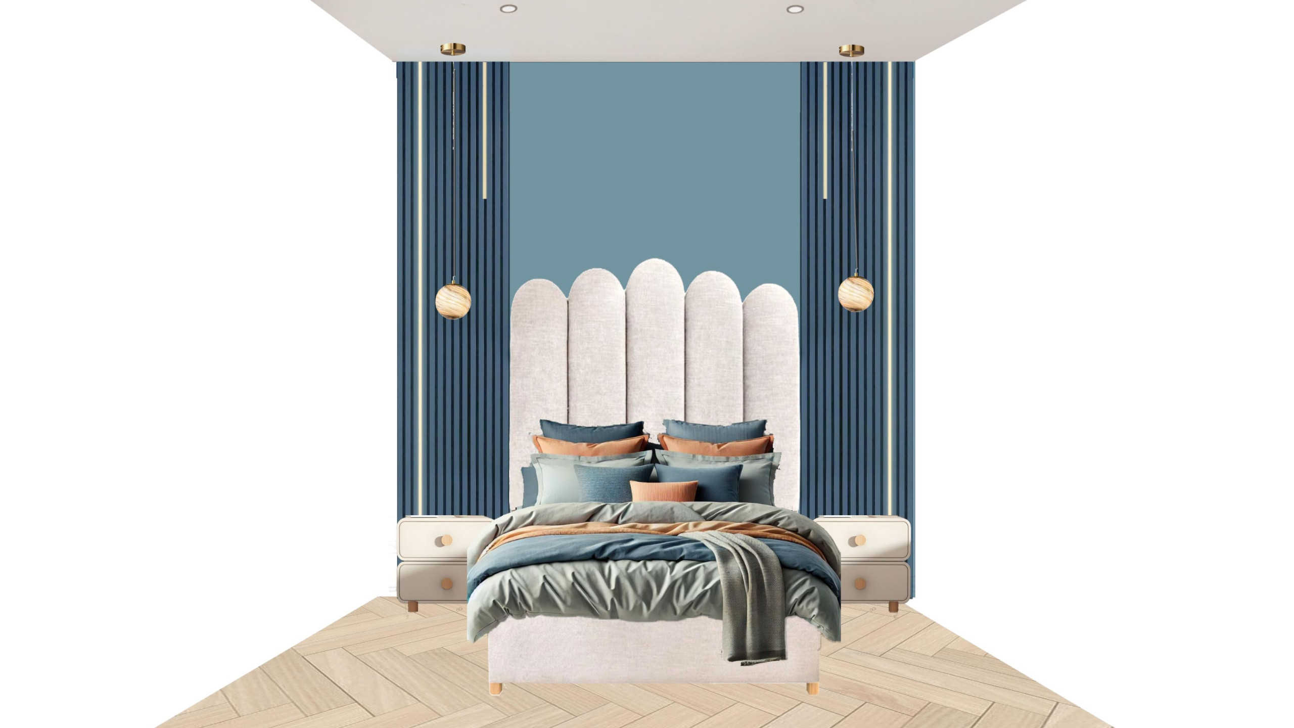 Blue Horizon Bedroom in Chelsea