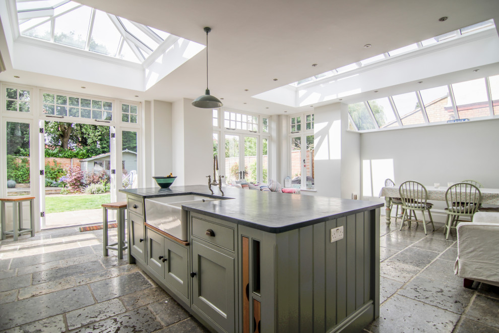 Beautiful timber kitchen orangery