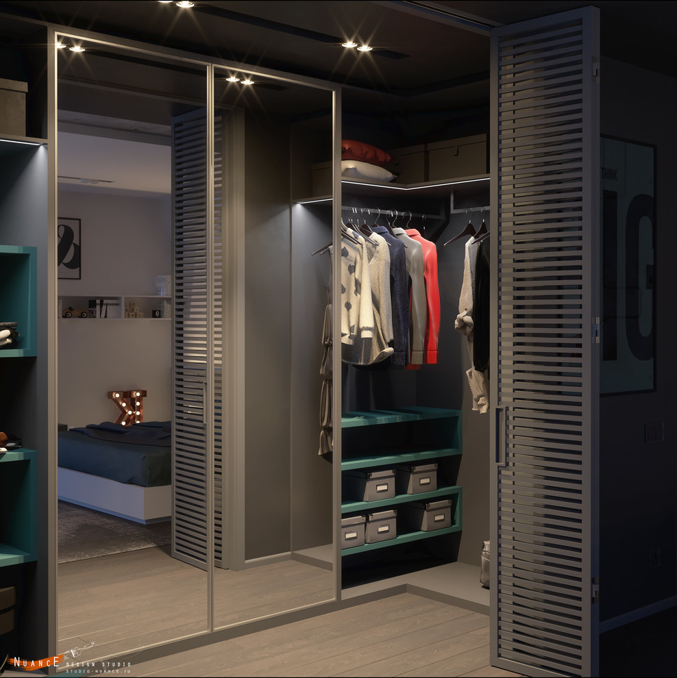 Комната для молодой девушки. Простота линий и форм