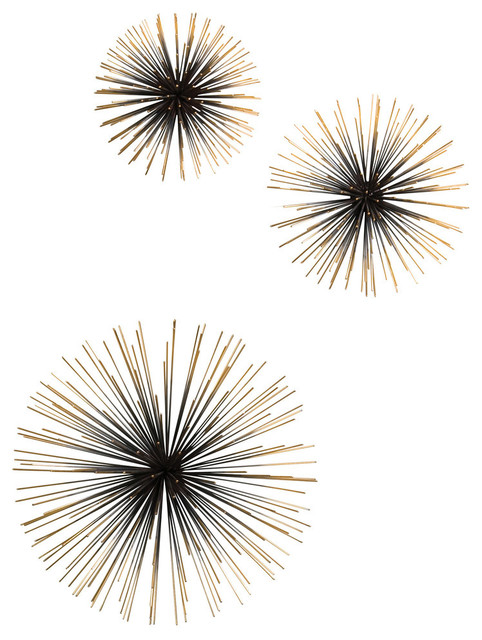 Global Views Boom Wall Sculpture Br Midcentury Global Views Boom Wall Sculpture Br