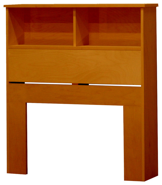 Full/Queen Bookcase Headboard, 9x41x46, Birch Wood Transitional