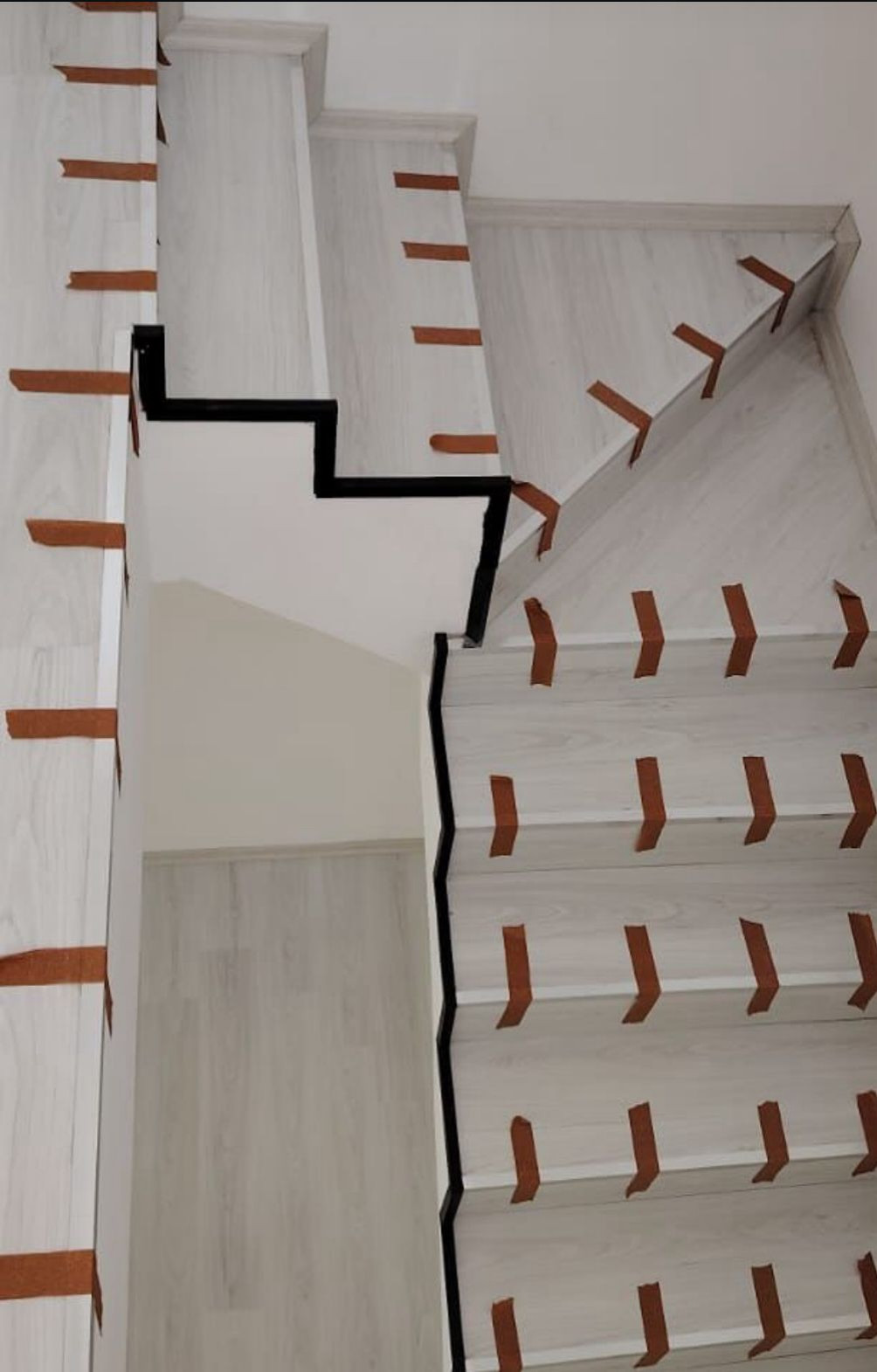 Staircase uplift included modern design touches for better aesthetic and safety