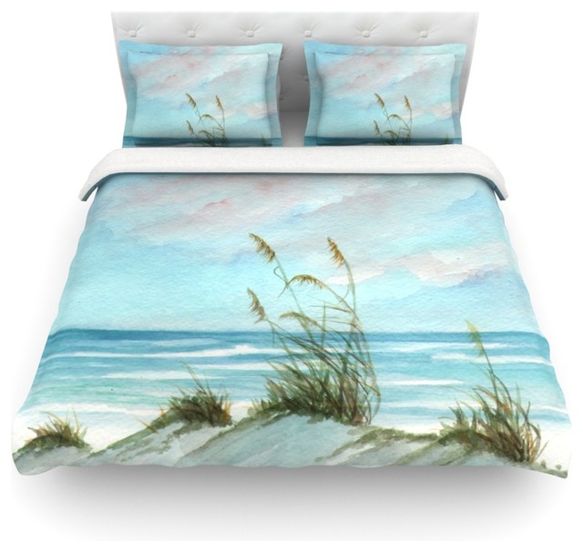 Rosie Brown "Sea Oats" Cotton Duvet Cover, Twin, 68"x88 ...