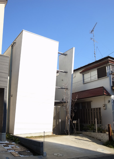 クマハウス contemporain-facade