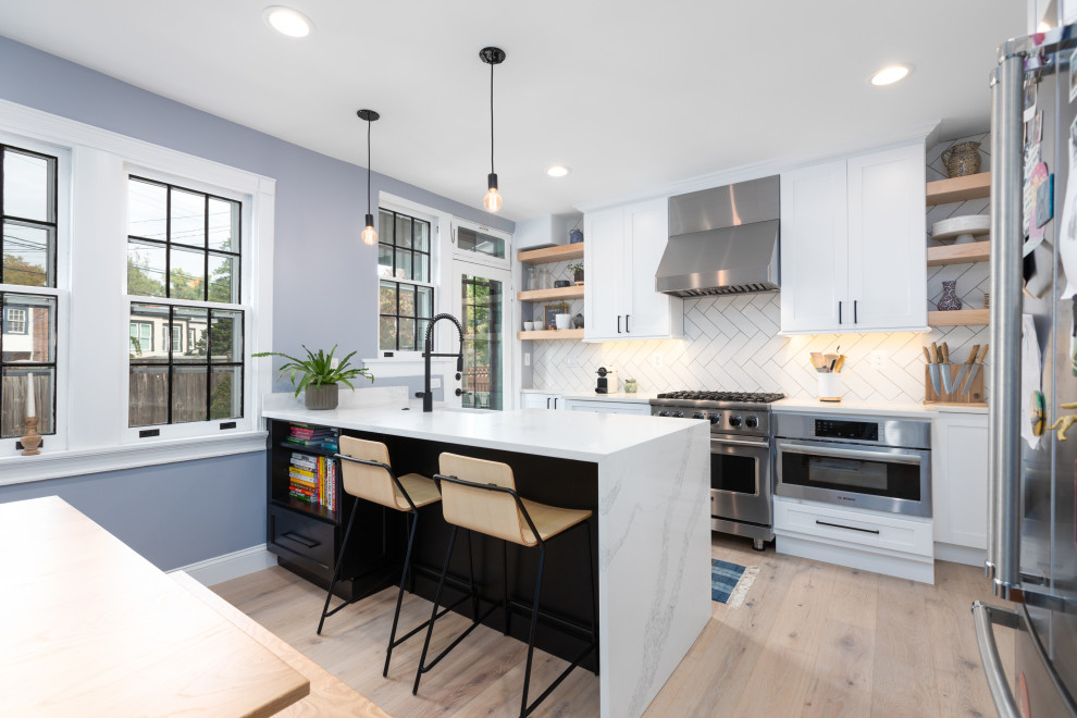 Modern Kitchen Remodel - Modern - Kitchen - DC Metro - by Boss Design ...