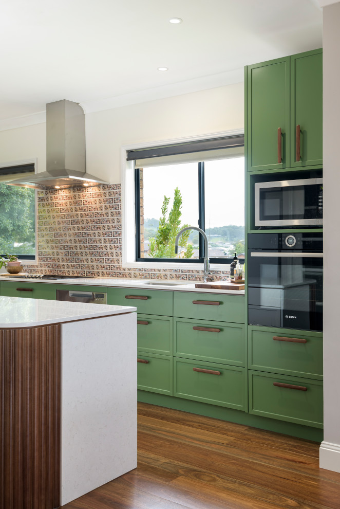 Design ideas for a large eclectic kitchen in Newcastle - Maitland.