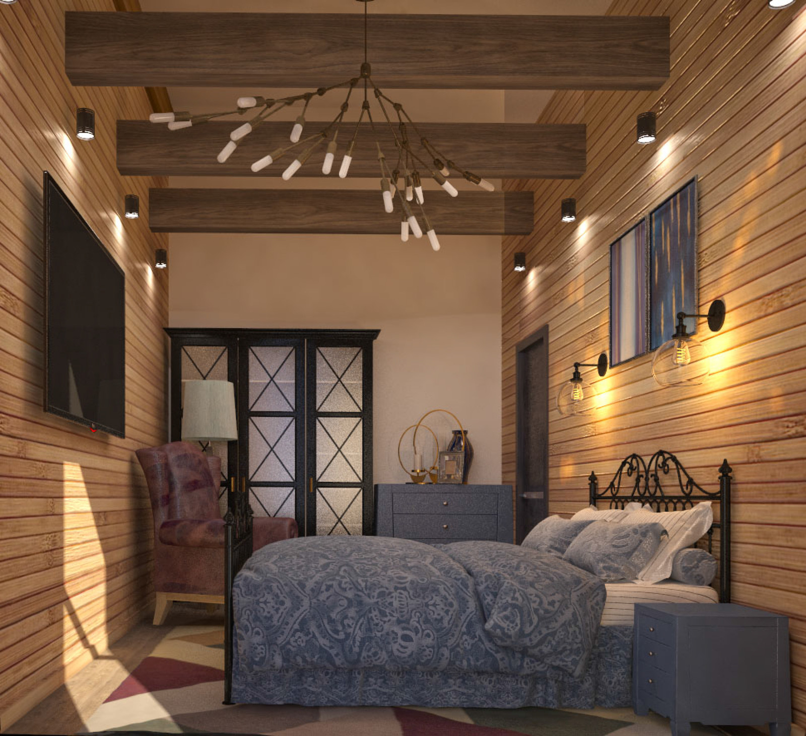 Деревянный дом в Непряхино