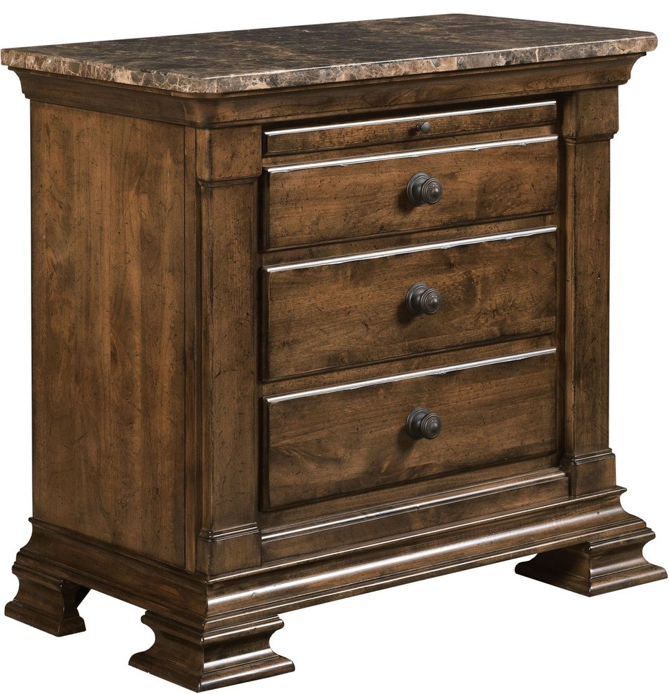 Kincaid Furniture Portolone Bachelors Chest With Marble Top