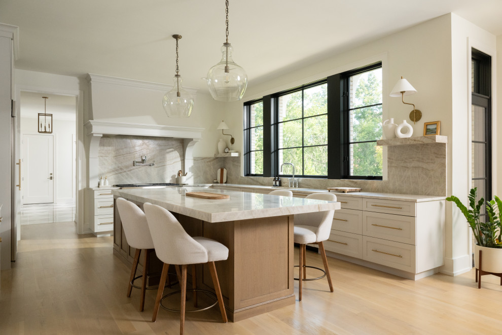 Kitchen - transitional kitchen idea in Chicago