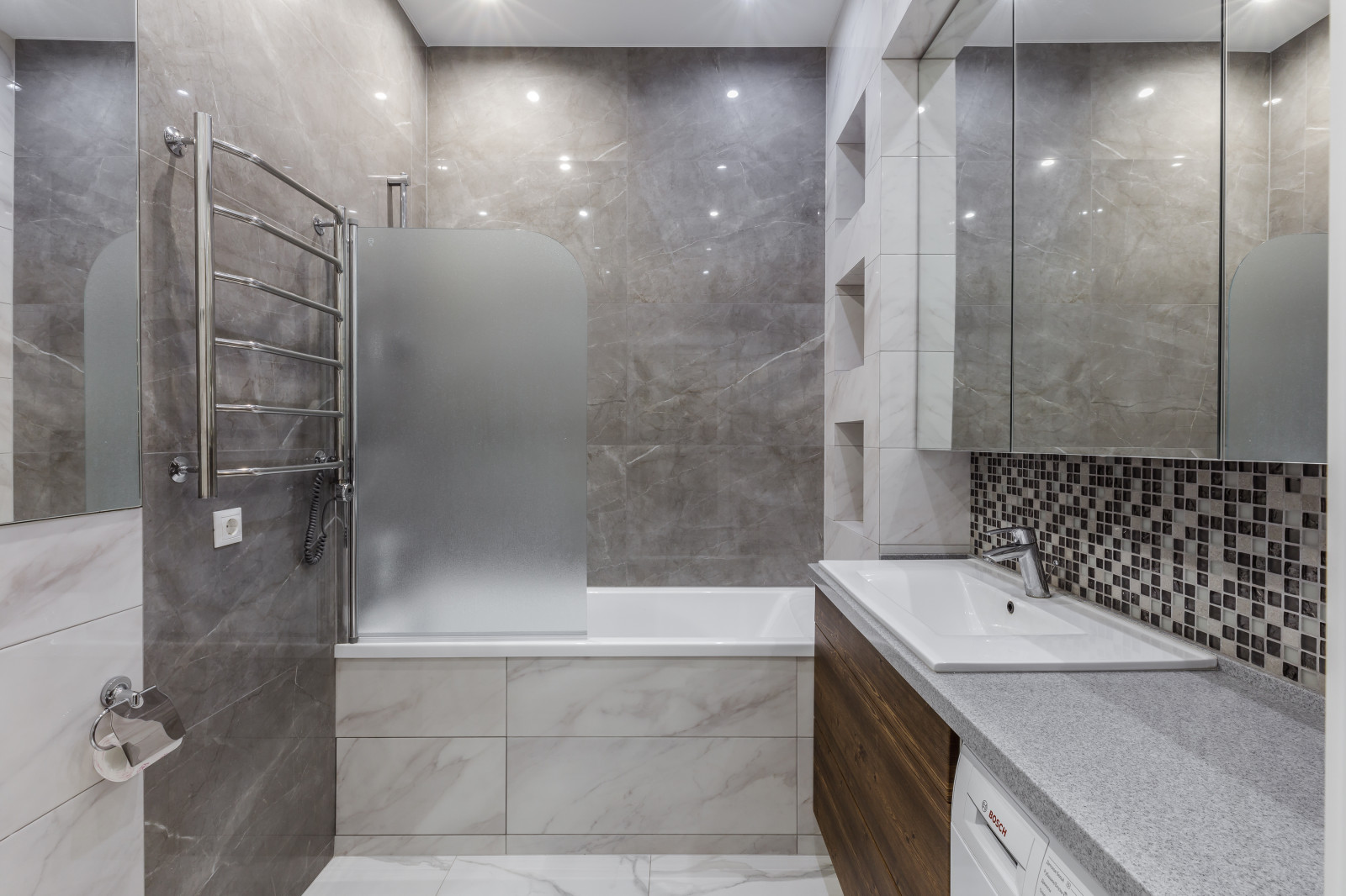 Квартира с синими акцентами