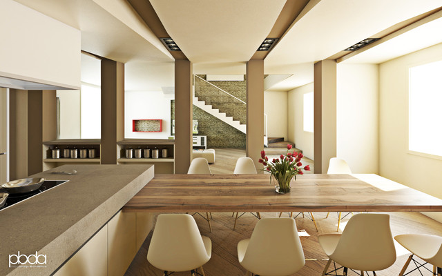Private House 13005 contemporaneo-comedor