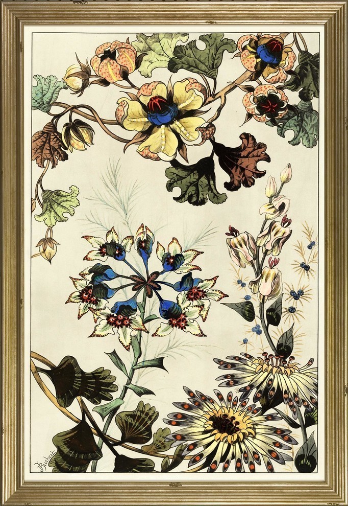 Berthaud Botanicals Framed Art Print, 30"x43.5"