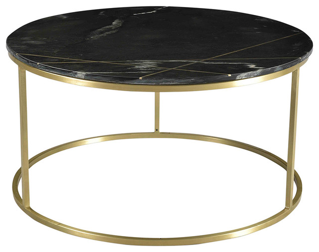 nicholas marble round coffee table