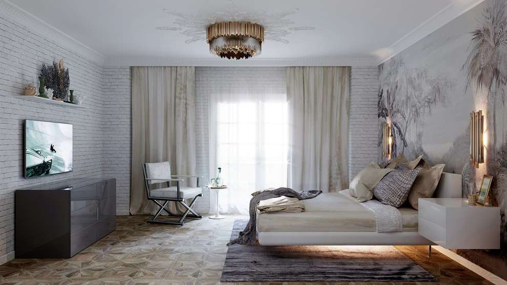 Романтическая спальня и маленькая детская