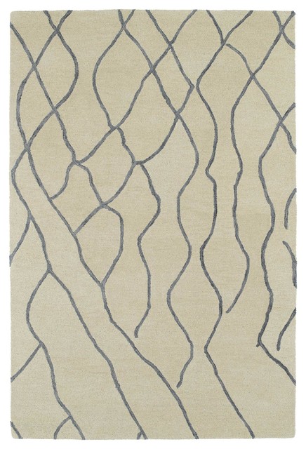 Caliban Rugs Kaleen Casablanca Collection Rug, Ivory, 2'6