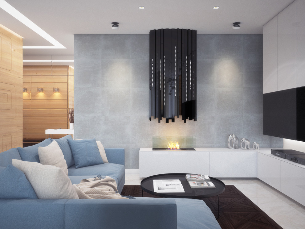 Интерьер квартиры в современном стиле с нотами ар-деко. ЖК Мегаполис. Минск