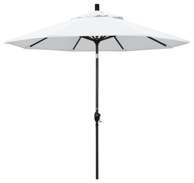 California Umbrella 9 Patio Umbrella In White Contemporary