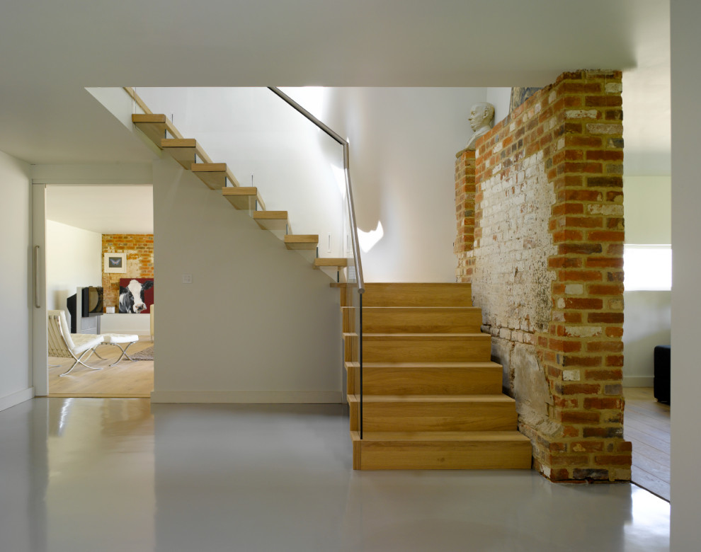 This is an example of a traditional staircase in Oxfordshire.