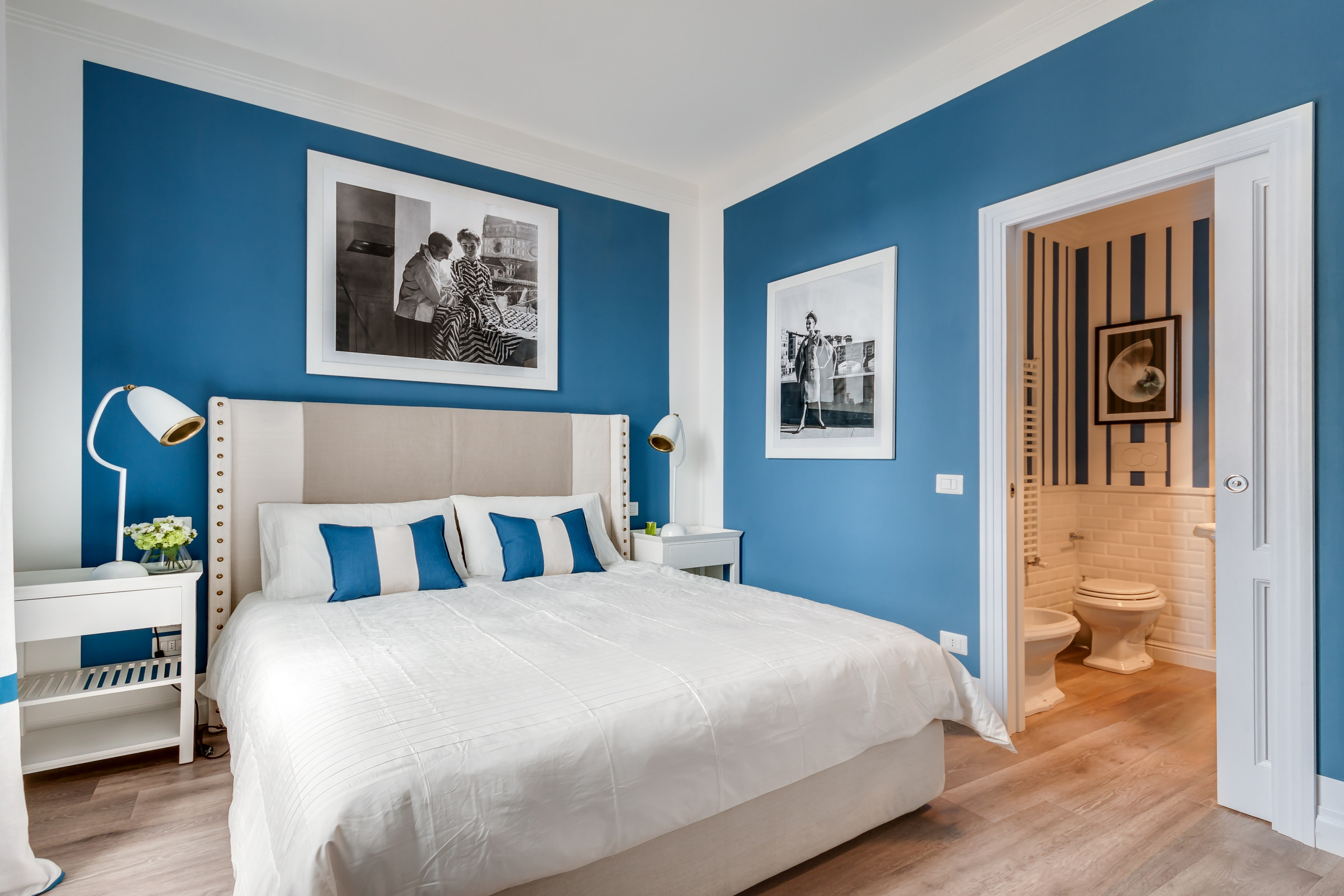 Camera da letto blu - Foto, Idee, Arredamento - Marzo 2024 | Houzz IT