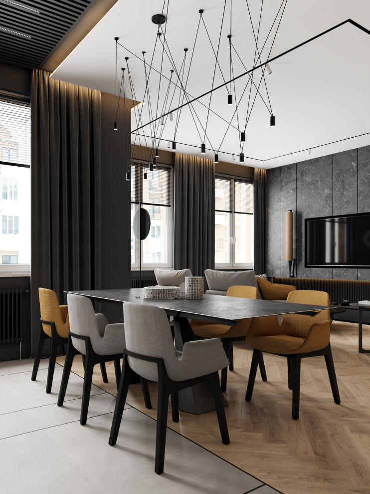 Дизайн трёхкомнатной квартиры в ЖК "Дом на Зелейной | Санкт-Петербург | Россия |