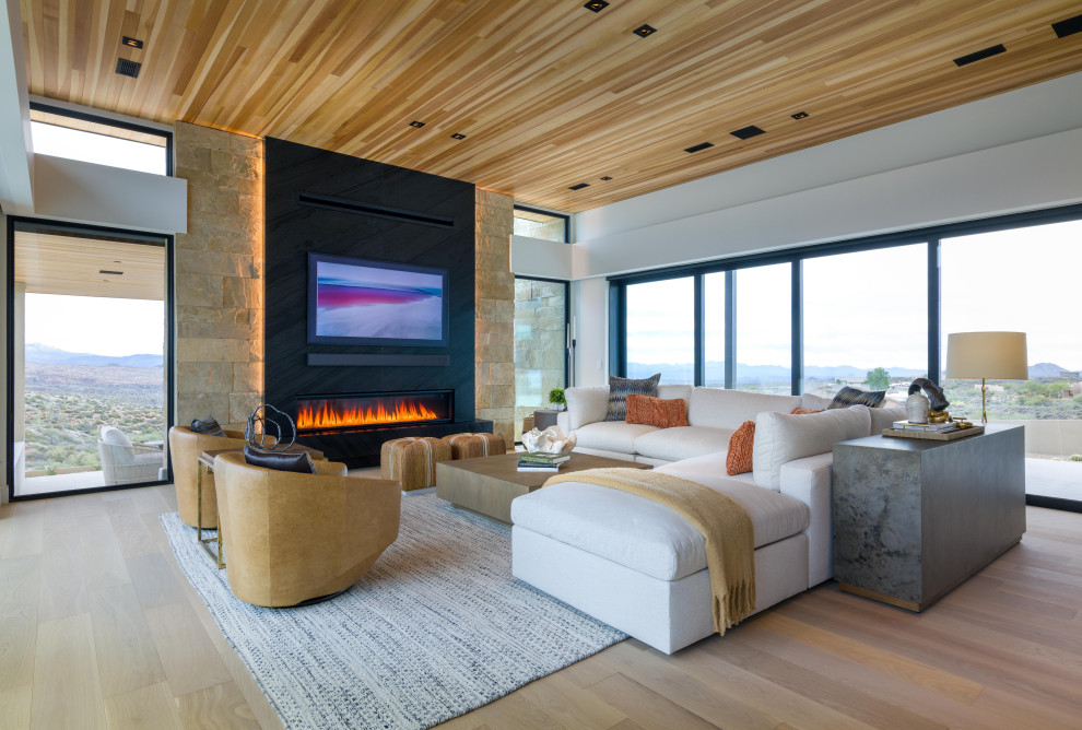 Net Zero ICONIC Home - Modern - Living Room - Phoenix - by Cosan Studio ...
