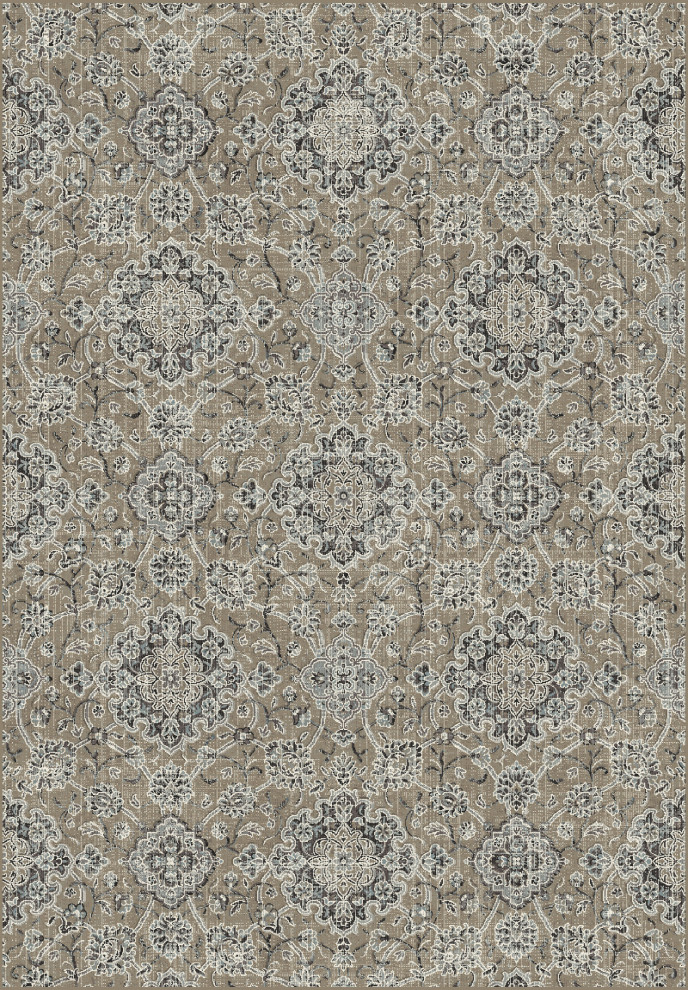 Regal 89665-2959 Area Rug, Taupe And Gray, 7'10"x10'10"
