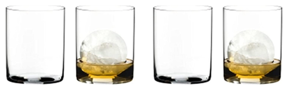 Riedel 4-Piece H20 Whiskey Glass Set, 15 Oz - Contemporary - Liquor ...