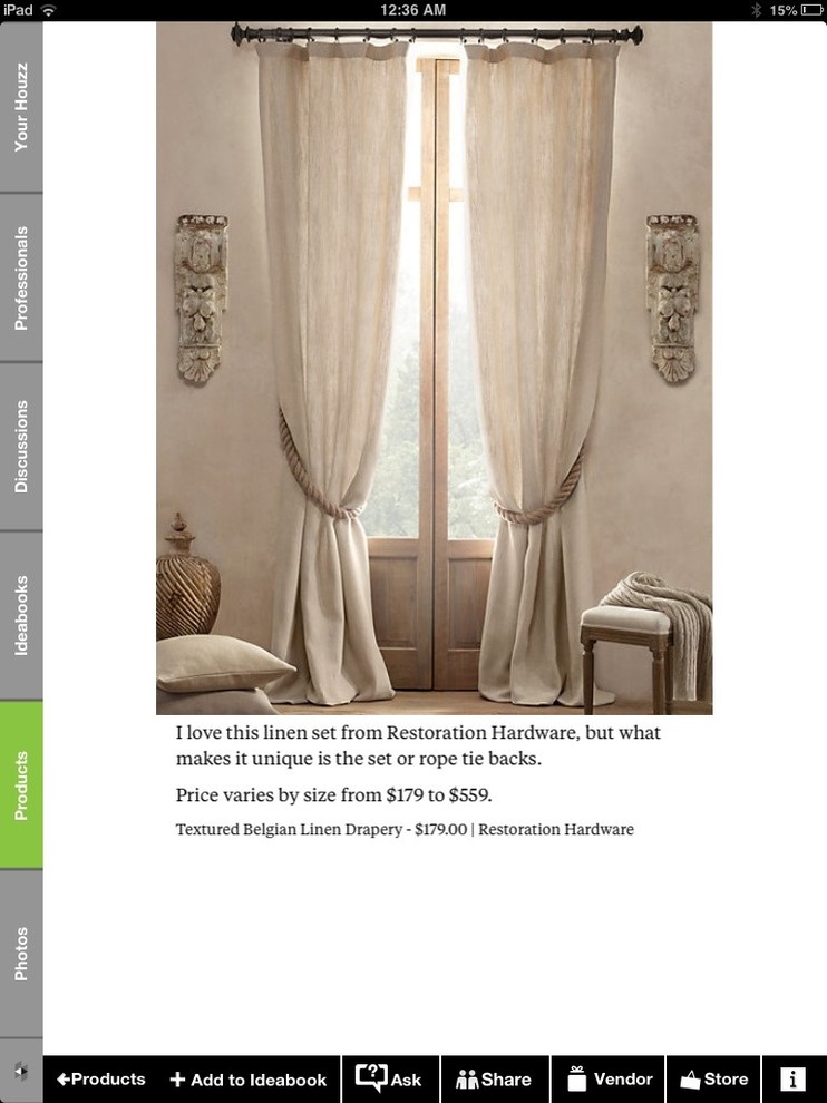 How high should curtain rod be placed above the window?