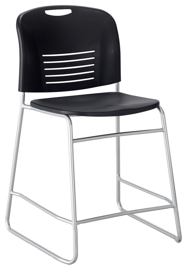 VyCounter Height Chair Black