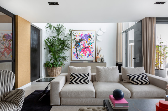 DISE&Ntilde;O INTEGRAL CASA BOADILLA DEL MONTE living-room