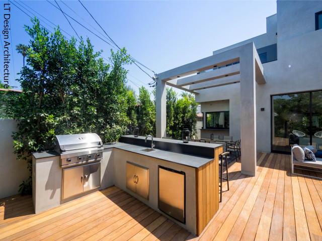 Villa Aix-En-Provence moderno-terraza-y-balcon
