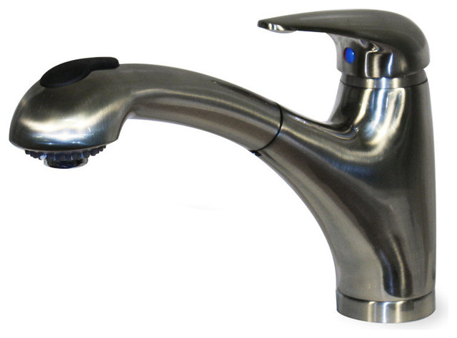 VP866-SN Classic Single Handle Faucet, Satin Nickel